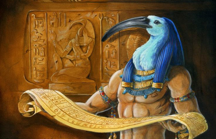 Thot um deus egípcio - Mitlologia Egípcia - Egito Antigo